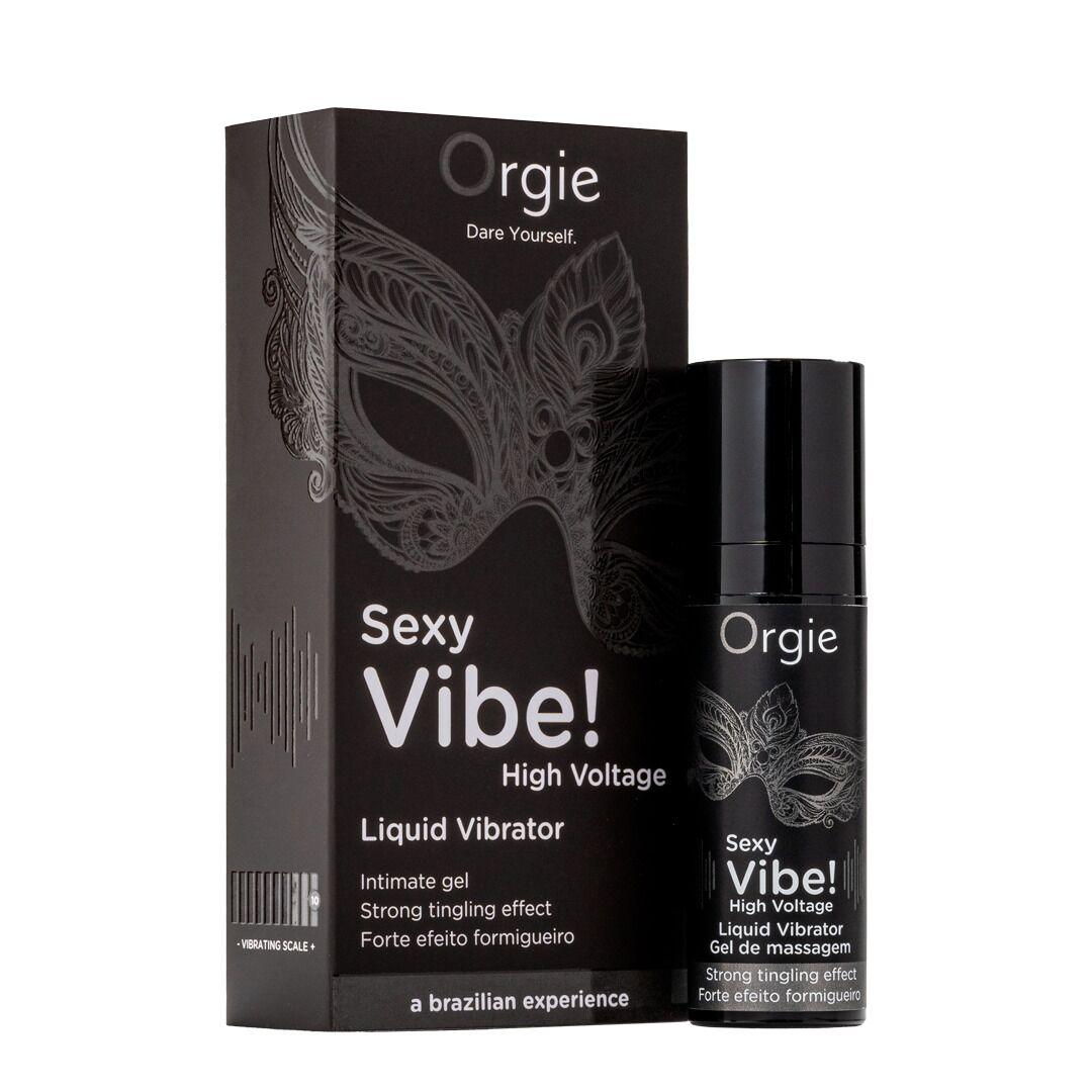 Рідкий вібратор Orgie Sexy Vibe! High Voltage 15мл