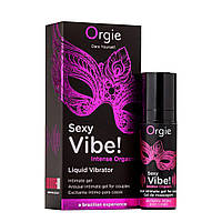 Рідкий вібратор Orgie Sexy Vibe! Intense Orgasm 15мл