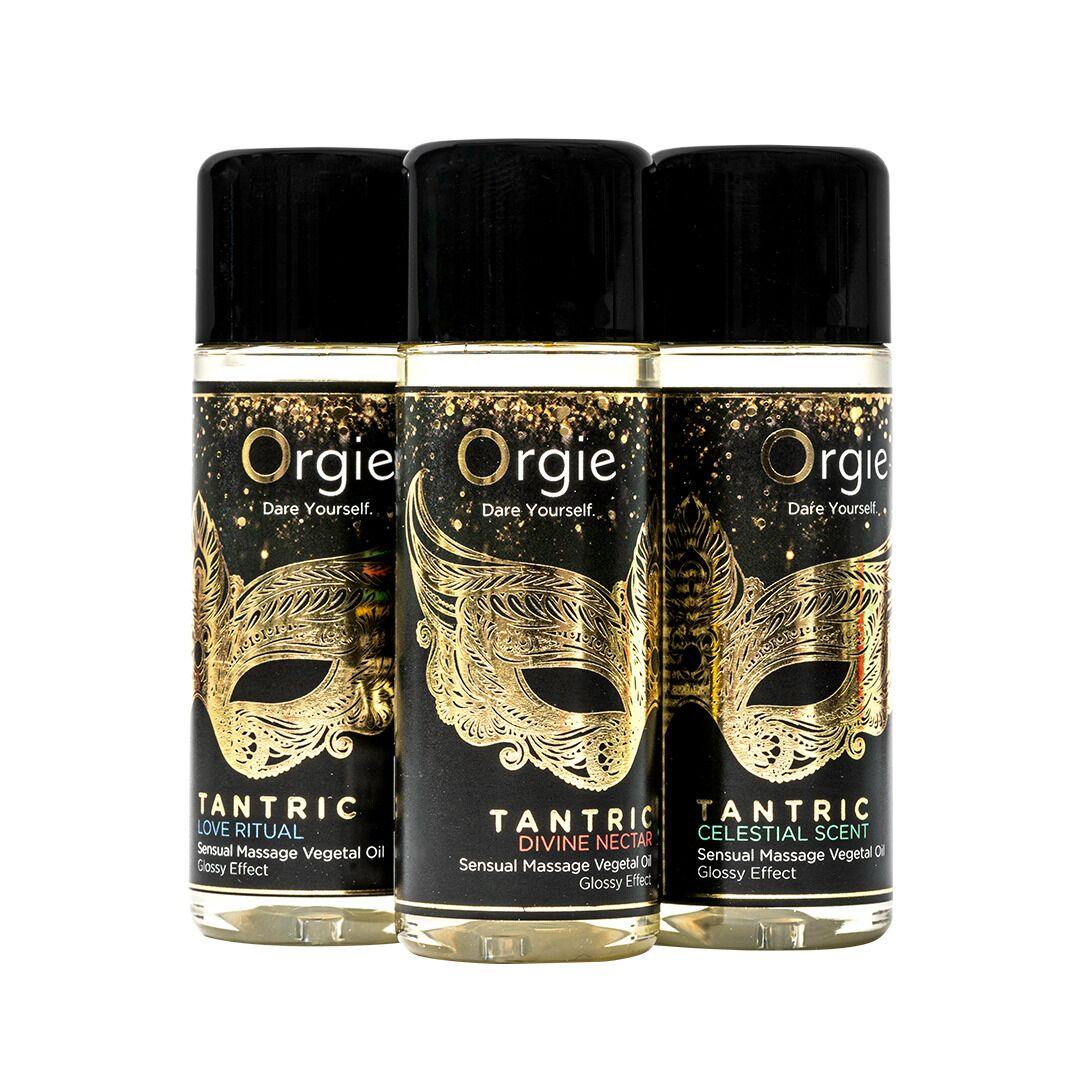 Набір масажних олій Orgie Tantric 3х30мл
