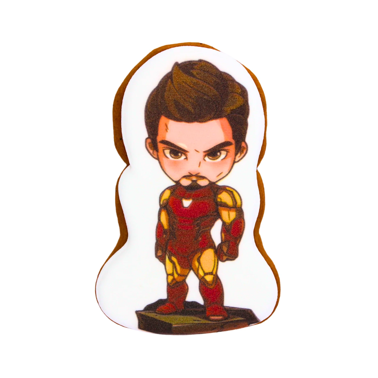 Пряник з принтом Крафт Печиво Залізна людина 45г, фото 1