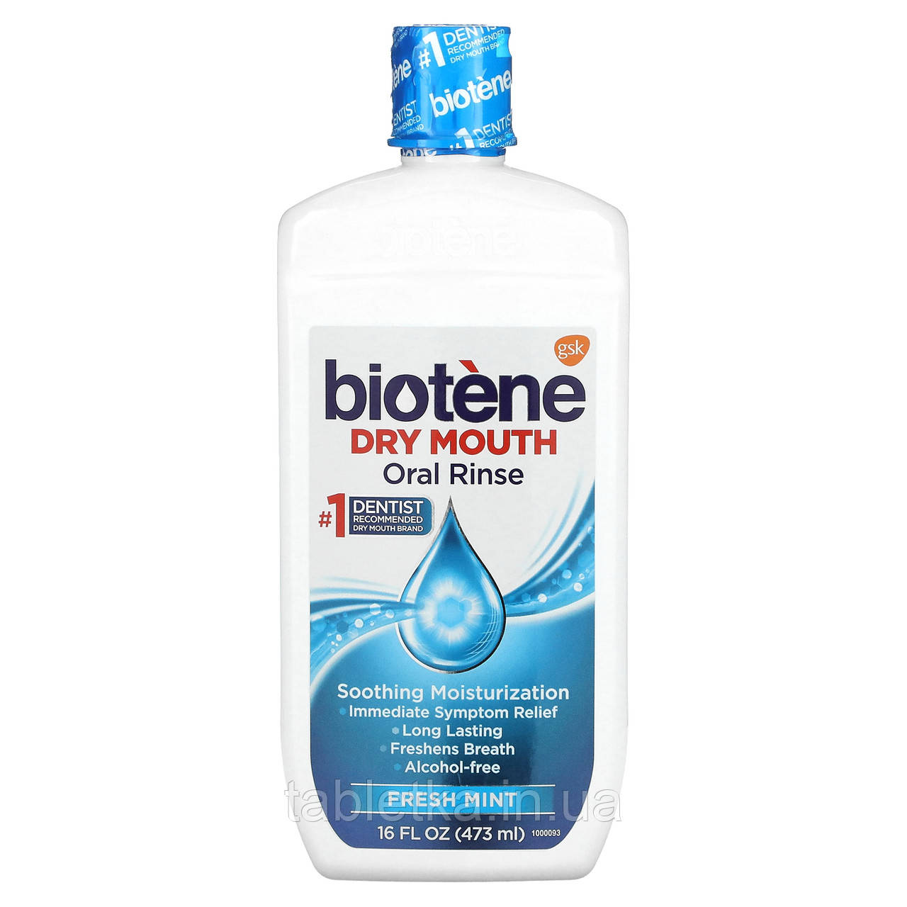 Biotene Dental Products, Dry Mouth Oral Rinse, Fresh Mint, 16 fl oz (473 ml) Дніпро