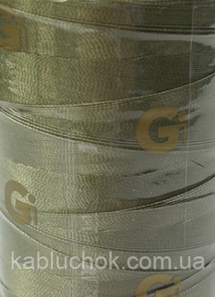 Нитка для шкіри #30 GULER (2400м) хакі 570, фото 1
