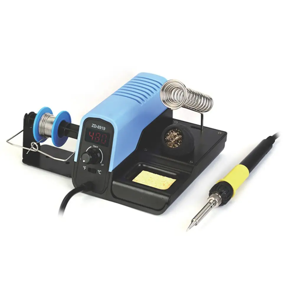 Паяльна станція ZD-8919 (CE) з тримачем припоя, 60W, 160-480 °C, фото 1