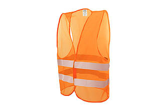 Жилет світловідбиваючий Mastertool XXL оранжевий, артикул 83-0004, захисний, тип: жилет