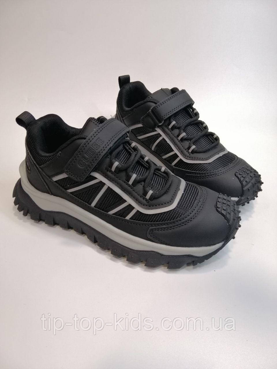 Кросівки для хлопчика Clibee 343 EC black чорні р.33-38