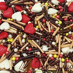 Кондитерська посипка "Сердечка мікс "