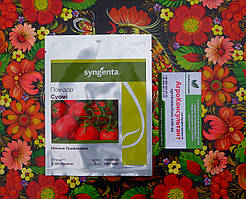 Насіння томата Суомі F1 (Syngenta), 2 500 насінин — середньопізній (75-80 днів), детермінант, сливка