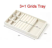 Оксамитова коробка планшет 21х12см для прикрас