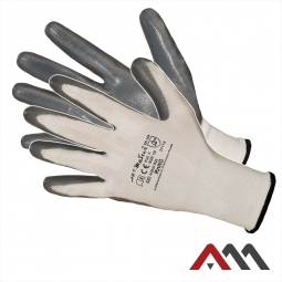 Робочі рукавички з нітриловим покриттям RnitG кат.2 Art.Master розмір 10 Польща