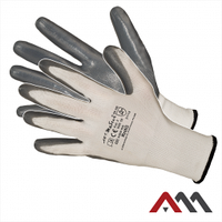 Робочі рукавички з нітриловим покриттям RnitG кат.2 Art.Master розмір 10 Польща