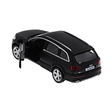 Модель авто 1/33 автомобіль Audi Q7, метал, чорний. У подарунковому боксі з вікном. Якість!, фото 6