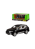 Модель авто 1/33 автомобіль Audi Q7, метал, чорний. У подарунковому боксі з вікном. Якість!, фото 4