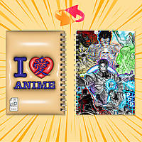 Блокнот А6 на пружині в клітинку 48 арк. Shuumatsu no Valkyrie / Повість про кінець світу 004