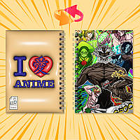 Блокнот А6 на пружині в клітинку 48 арк. Shuumatsu no Valkyrie / Повість про кінець світу 006