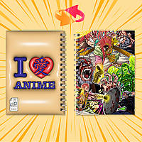 Блокнот А6 на пружині в клітинку 48 арк. Shuumatsu no Valkyrie / Повість про кінець світу 007