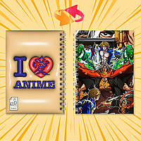 Блокнот А6 на пружині в клітинку 48 арк. Shuumatsu no Valkyrie / Повість про кінець світу 008