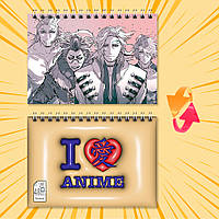 Блокнот А6 на пружині в клітинку 48 арк. Shuumatsu no Valkyrie / Повість про кінець світу 010