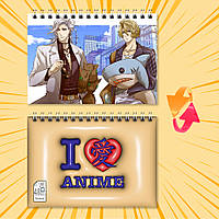 Блокнот А6 на пружині в клітинку 48 арк. Shuumatsu no Valkyrie / Повість про кінець світу 015