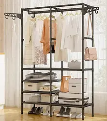 Підлогова вішалка для одягу 2 секції. Органайзер для одягу RD-9006