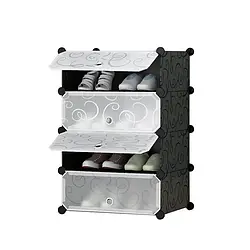Шафа для взуття пластикова. Органайзер для взуття (37х37х73см)