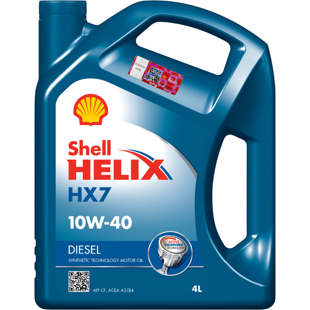Моторна олива Shell Helix HX7 Diesel 10W-40, 4 л