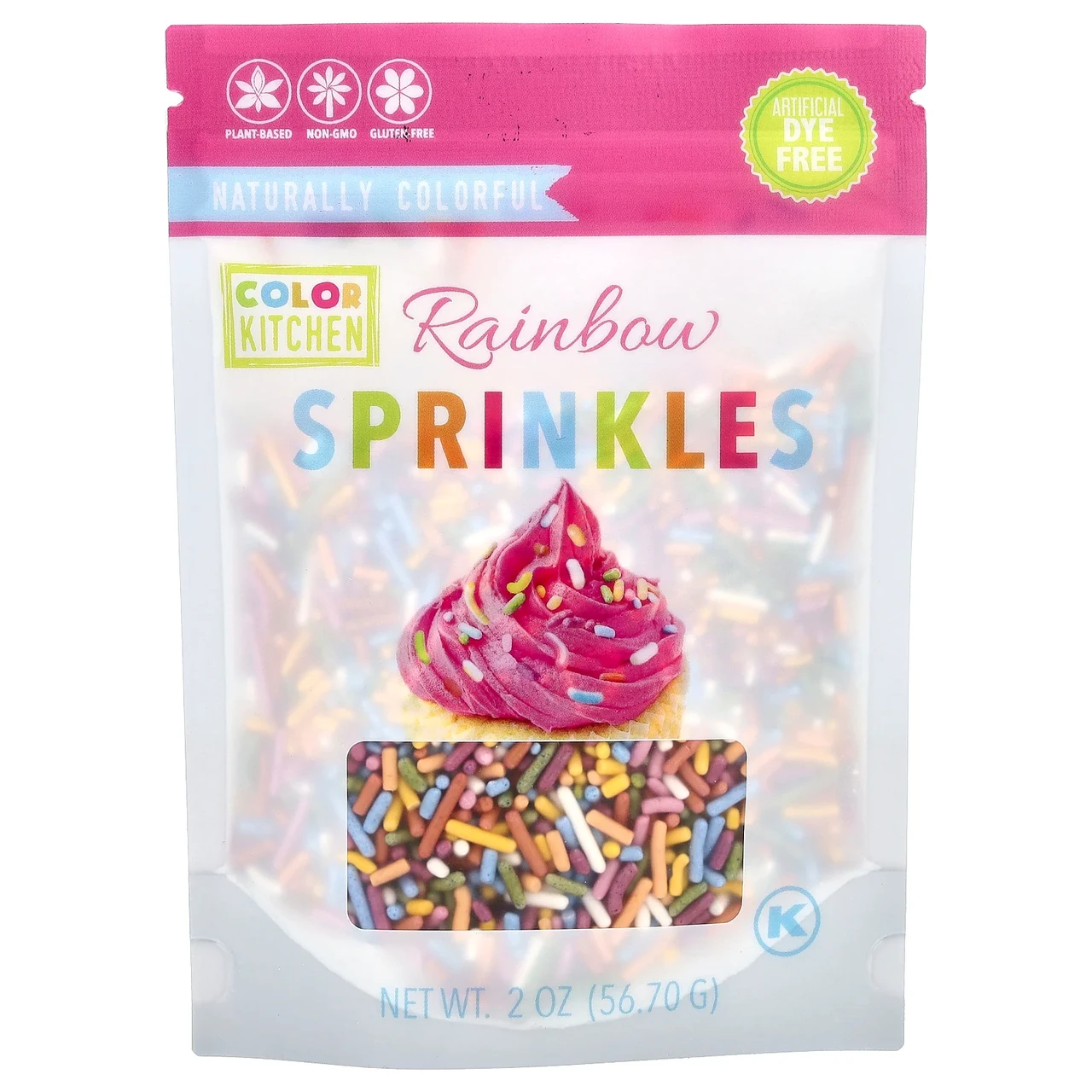ColorKitchen, Радуга, Декоративна посипка від самої Природи, Радунна посипка, 1,25 унці. (35,44 р) CKF-00297, Київ
