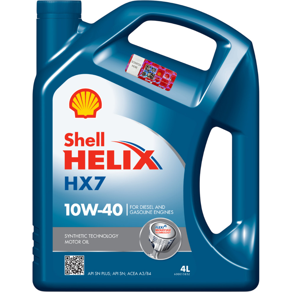 Моторна олива Shell Helix HX7 10W-40, 4 л