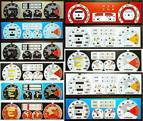 Вставка в панель приборів ВАЗ 2109 - 21099 (без вирізаних отворів)