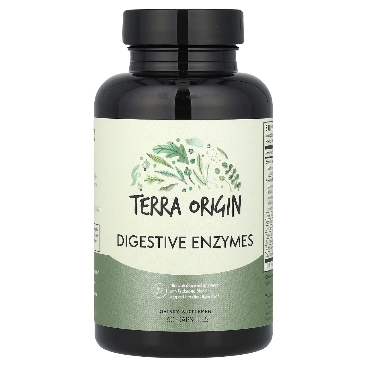 Terra Origin, Digestive Enzymes, 60 Capsules, Київ