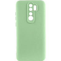 Чохол TPU GETMAN Liquid Silk Full Camera для Xiaomi Redmi Note 8 Pro Зелений / Pistachio