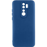 Чохол TPU GETMAN Liquid Silk Full Camera для Xiaomi Redmi Note 8 Pro Синій / Navy Blue