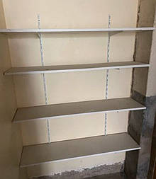 Рейка 1 м біла одинарна