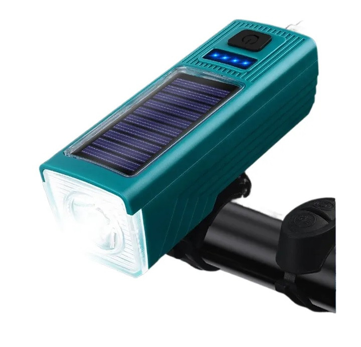 Фара передня DN FY-335 на кермо, бірюзовий (FY-335-1)