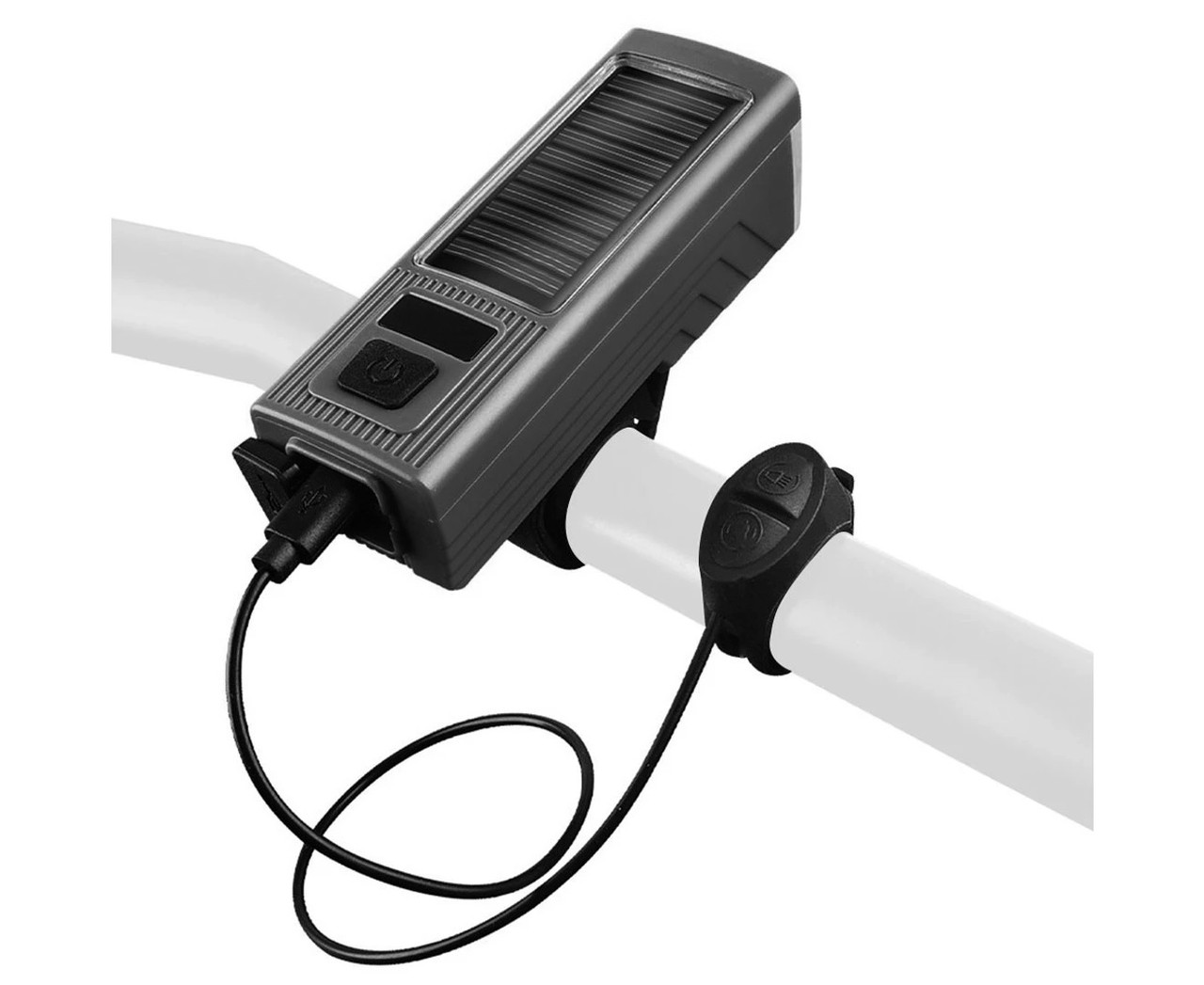 Фара передня FY-335 на кермо, чорна (FY-335-3)