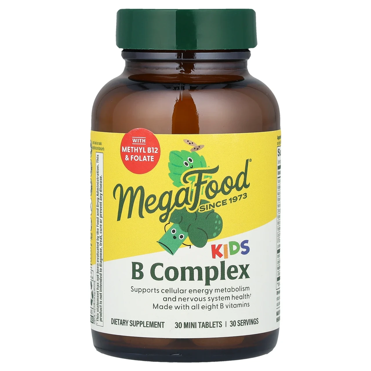 MegaFood, Комплекс вітамінів групи B для дітей, 30 таблеток, Київ