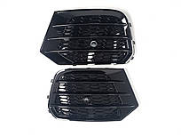 Решітки в бампер Full Black ( стиль SQ3 під парктроніки ) на Audi Q3 8U 2014-2018 року