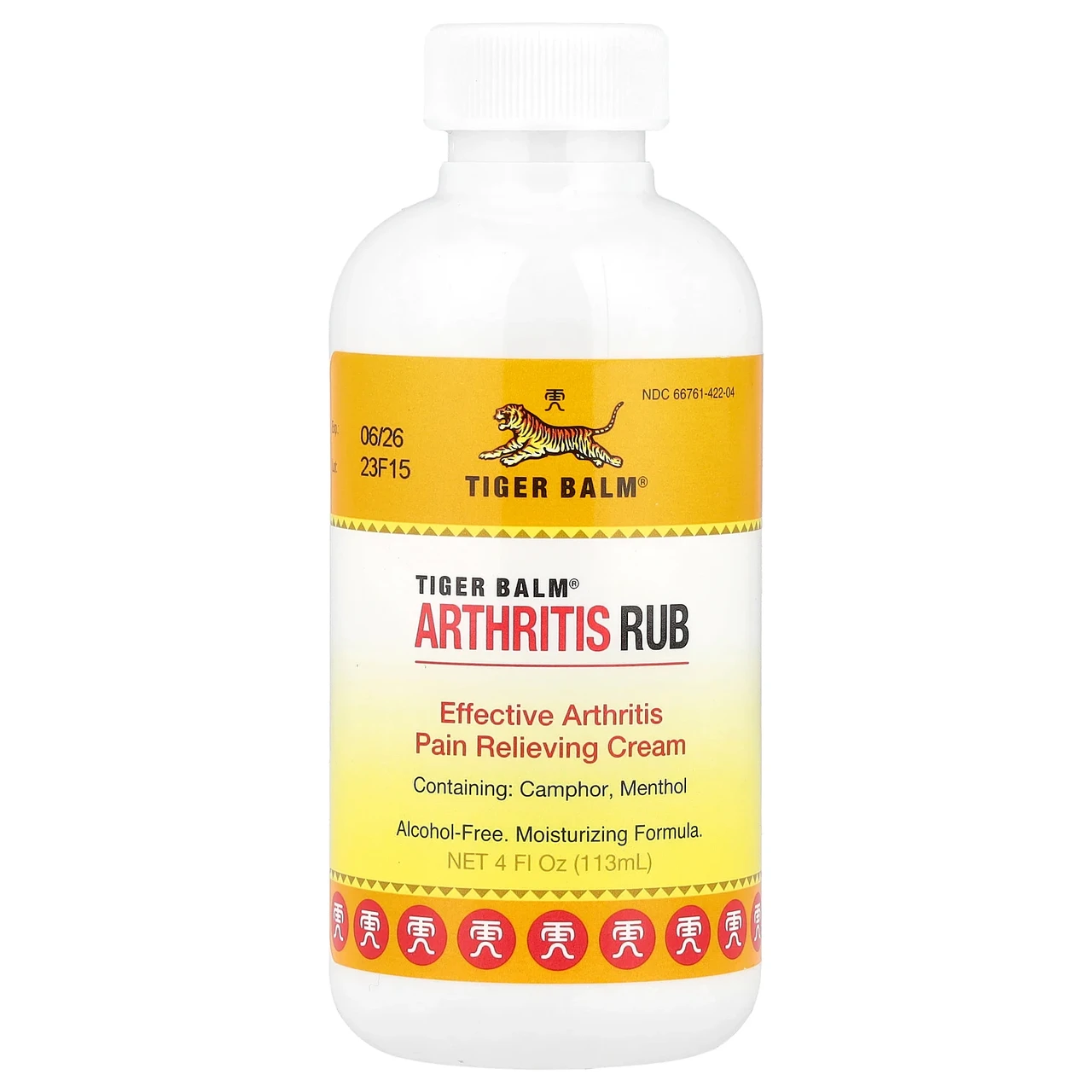 Tiger Balm, засіб від артриту, без спирту, 113 мл (4 Рідний. унції) TGB-42204, Київ