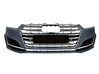 Передній бампер ( в стилі S5 ) V2 на Audi A5 B9 2016-2020 року