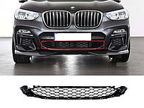 Решітки в бампер  середня M-Paket на BMW X3 G01 2018-2022 року
