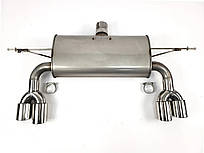 Тюнінг вихлопу ( X5M F85 ) з насадками на BMW X5 F15 2013-2018 року