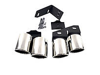 Насадки на вихлоп  ( стиль S4 ) на Audi A4 B8 2011-2015 року