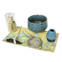 Набір Mavanto 5424 для приготування чаю матча 7 предметів Blue, фото 2