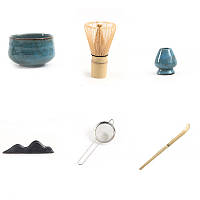 Набір Mavanto 5424 для приготування чаю матча 7 предметів Blue, фото 3