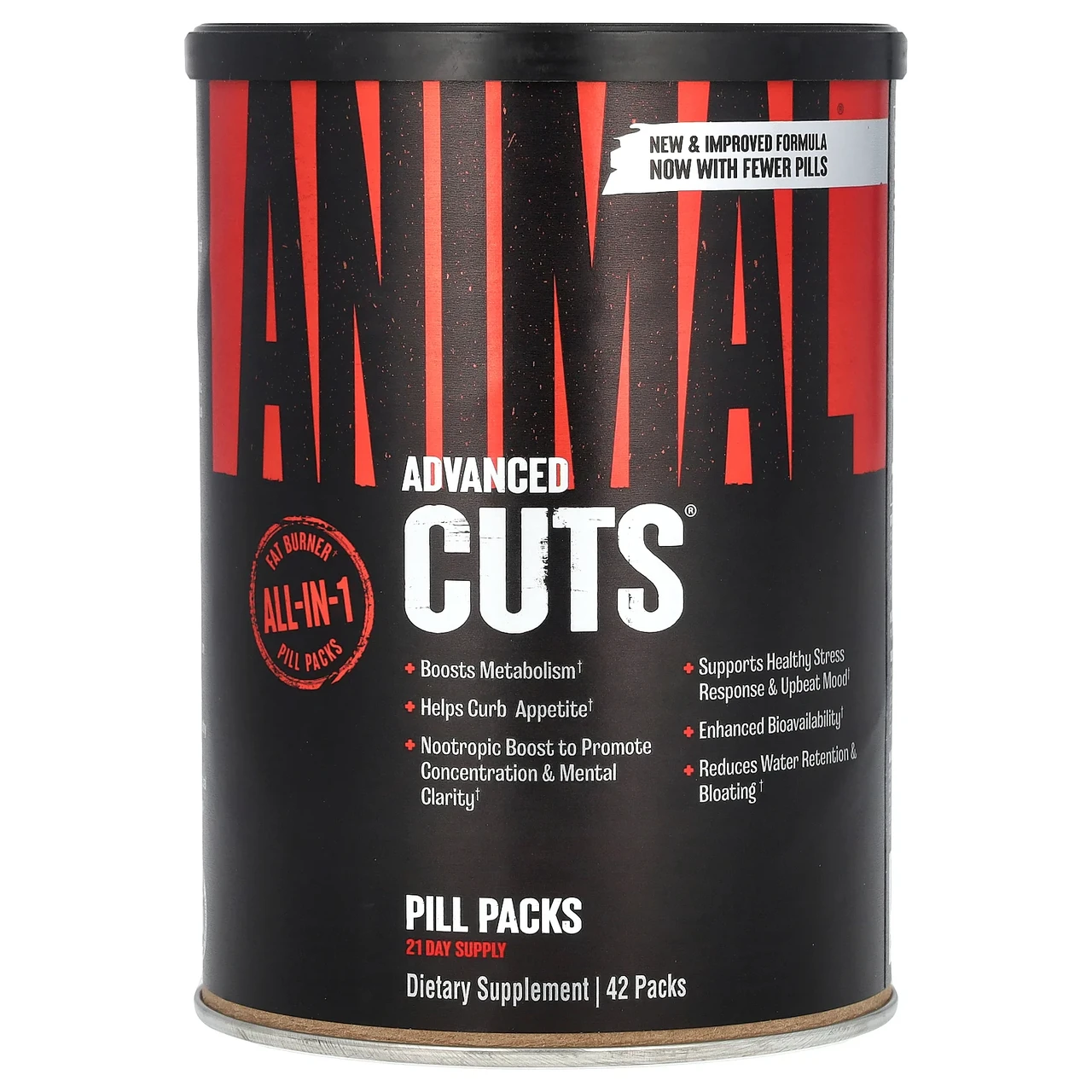 Universal Nutrition, Animal Cuts, Ripped & Peeled, добавка для фізичної активності, 42 пакетика UNN-03014, Київ
