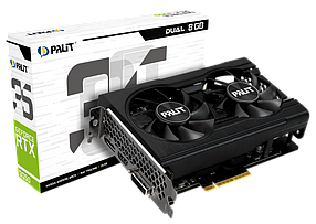 Відеокарта GeForce RTX 3050 8GB Palit Dual DVI (NE63050018P1-1070D)