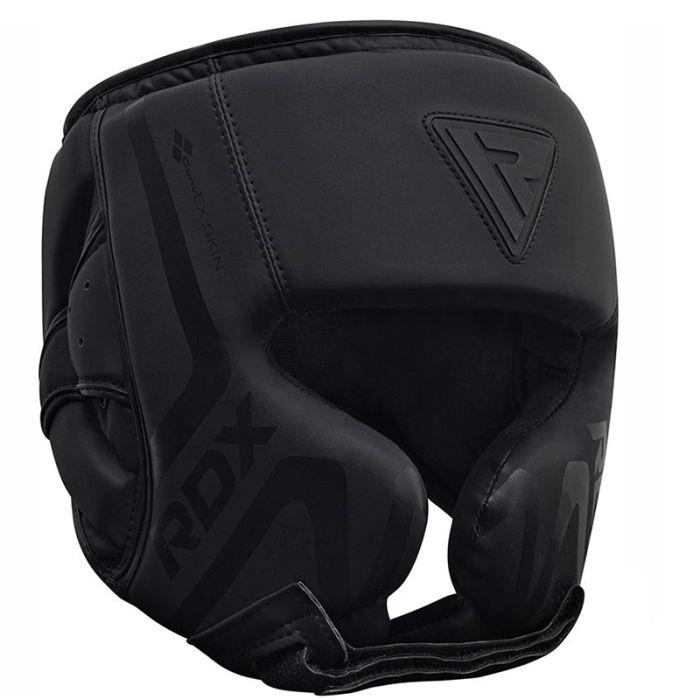 Боксерський шолом RDX T15 Matte Black L