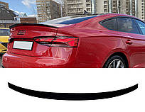 Спойлер Чорний глянець V4 на Audi A5 B9 2016-2020 року