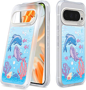 Чохол Spigen Cyrill UltraSheer Pixel Dolphins для Google Pixel 9 | 9 Pro ACS08731