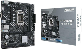Материнська плата Asus H610M-K Prime D4 LGA 1700 (PRIME H610M-K D4)