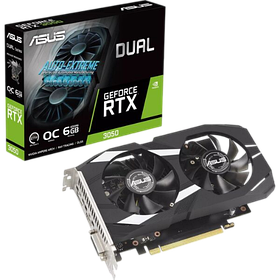 Відеокарта GeForce RTX 3050 6GB Asus Dual OC (DUAL-RTX3050-O6G)